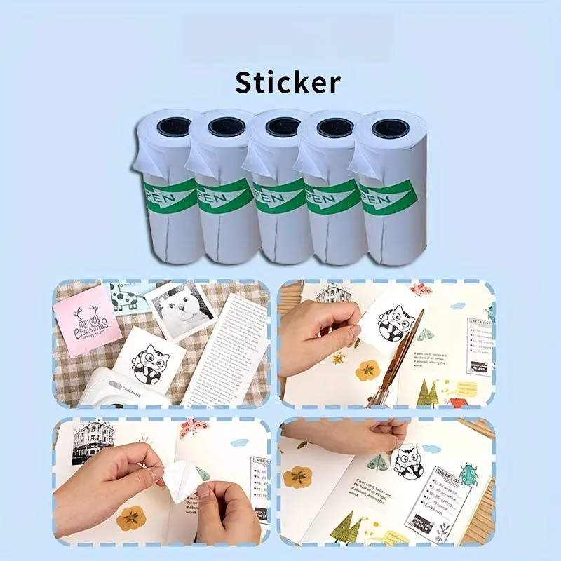 Ultra Durable Selfadhesive Mini Printer Paper Crystal Clear Sticker