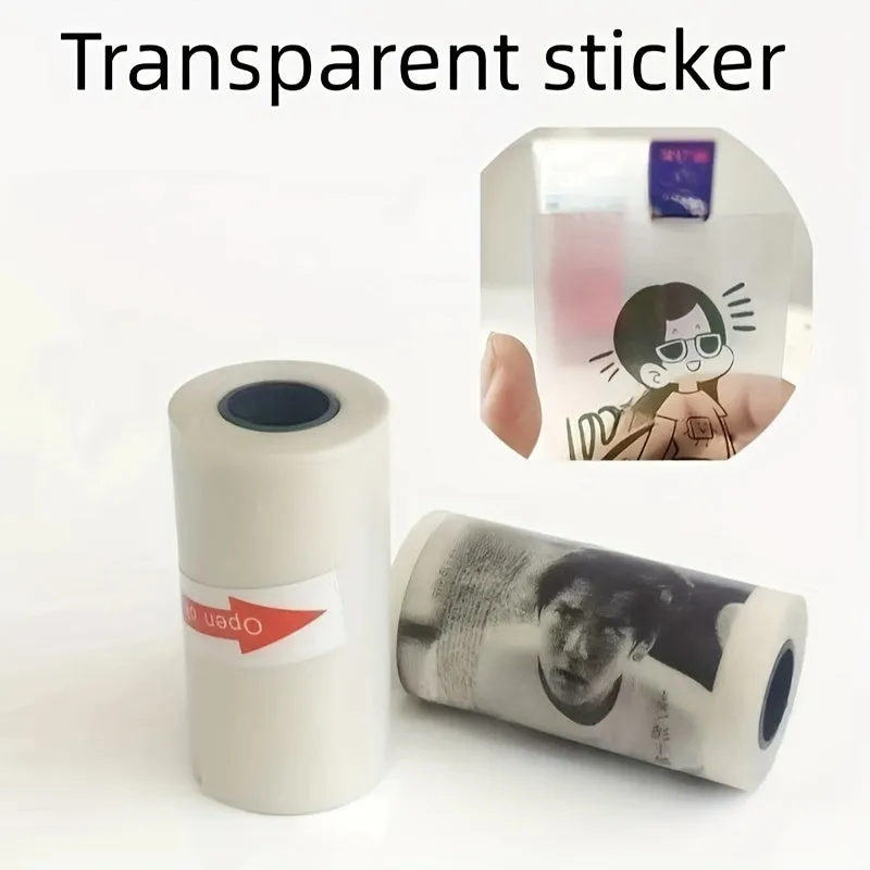 Ultra Durable Selfadhesive Mini Printer Paper Crystal Clear Sticker